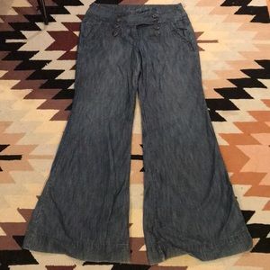 Level 99 Wide Leg Trousers